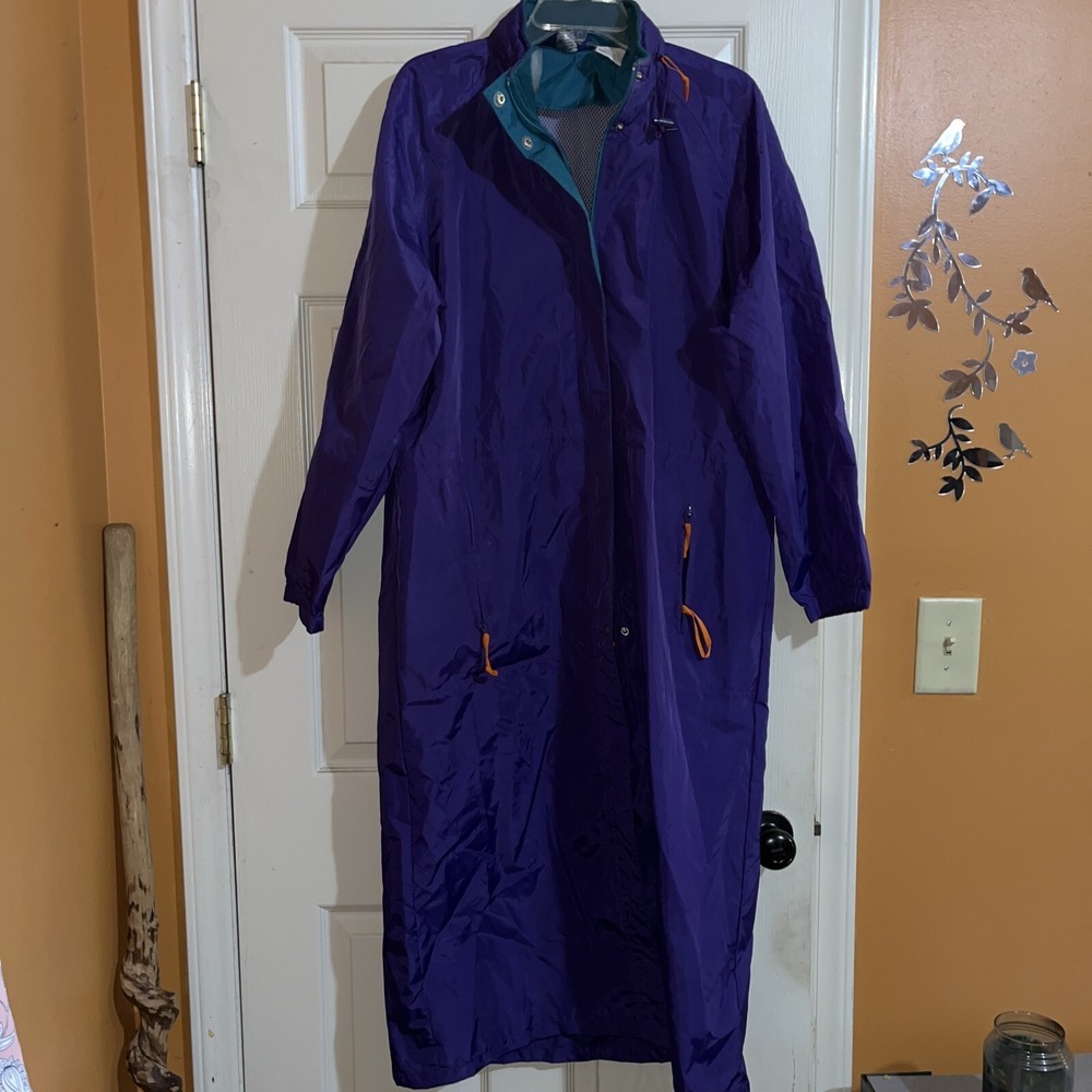 Woolrich Jacket trench coat Windbreaker Rain Hood Packable womens m‎